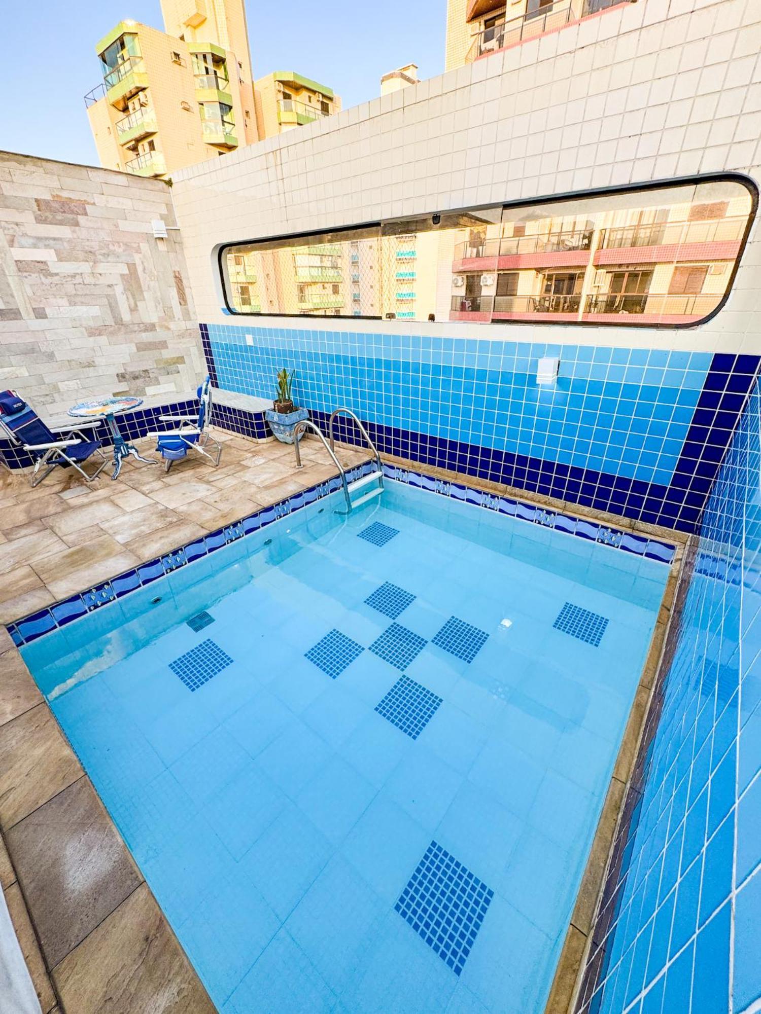 גוארויה Cobertura 51 De 3 Quartos Com Piscina E Churrasqueira Privativa מראה חיצוני תמונה